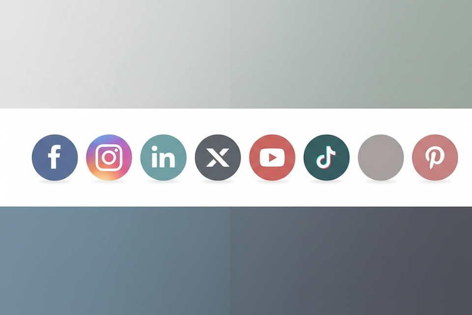 create social media icons 